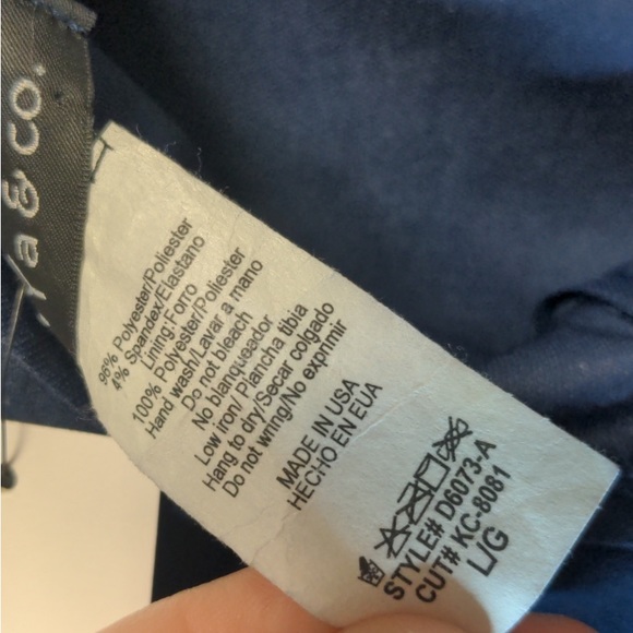 YaYa & Co. NWT Off The Shoulder Ruffle Dress Large - Picture 6 of 9